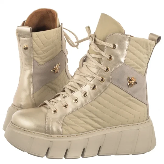 Zdjęcie produktu Botki Złote 06751-25/00-8 (MA1261-b) Maciejka
