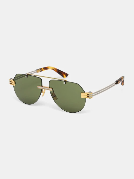 Zdjęcie produktu Bottega Veneta okulary złoty