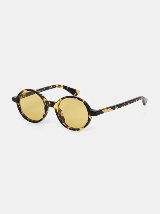 Zdjęcie produktu Bottega Veneta okulary przeciwsłoneczne żółty