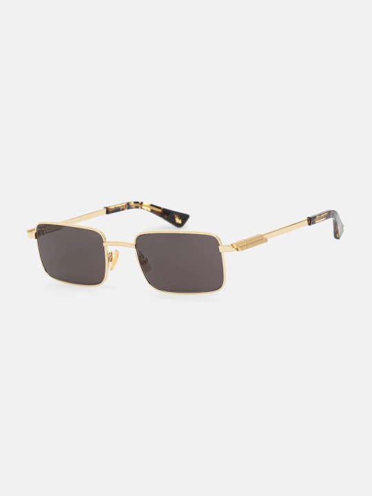 Zdjęcie produktu Bottega Veneta okulary przeciwsłoneczne złoty