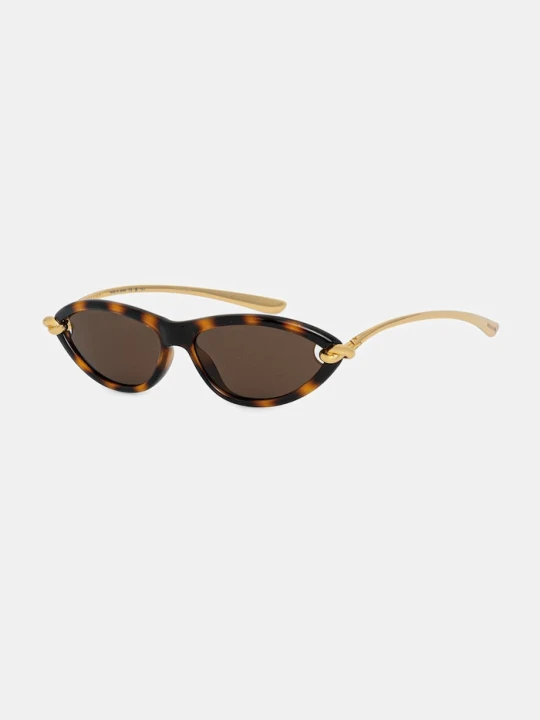 Zdjęcie produktu Bottega Veneta okulary przeciwsłoneczne damskie złoty