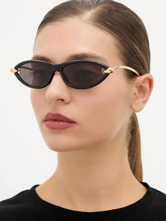 Zdjęcie produktu Bottega Veneta okulary przeciwsłoneczne damskie czarny