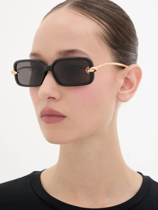 Zdjęcie produktu Bottega Veneta okulary przeciwsłoneczne damskie czarny