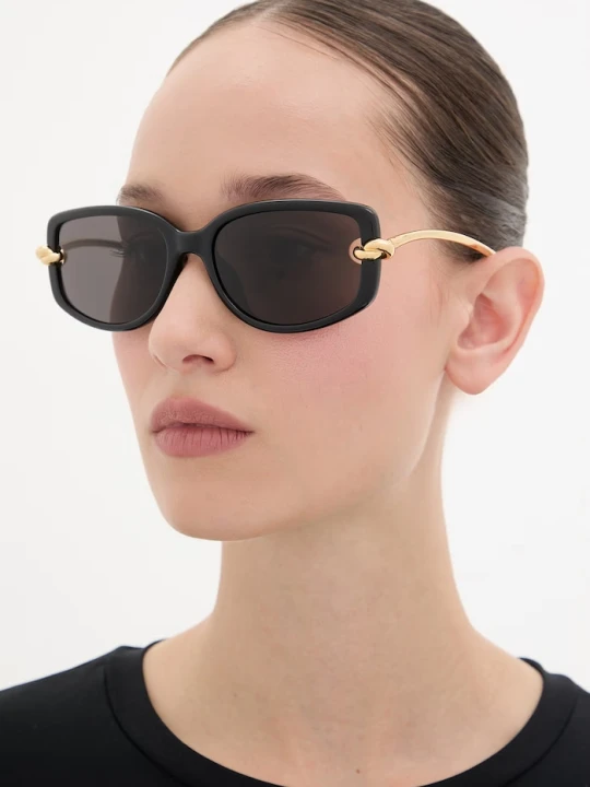 Zdjęcie produktu Bottega Veneta okulary przeciwsłoneczne damskie czarny