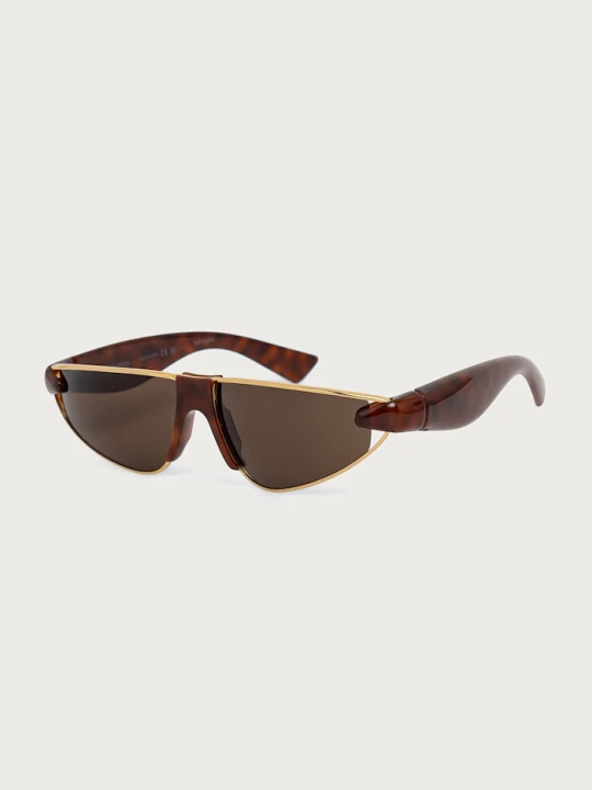Zdjęcie produktu Bottega Veneta okulary przeciwsłoneczne damskie brązowy