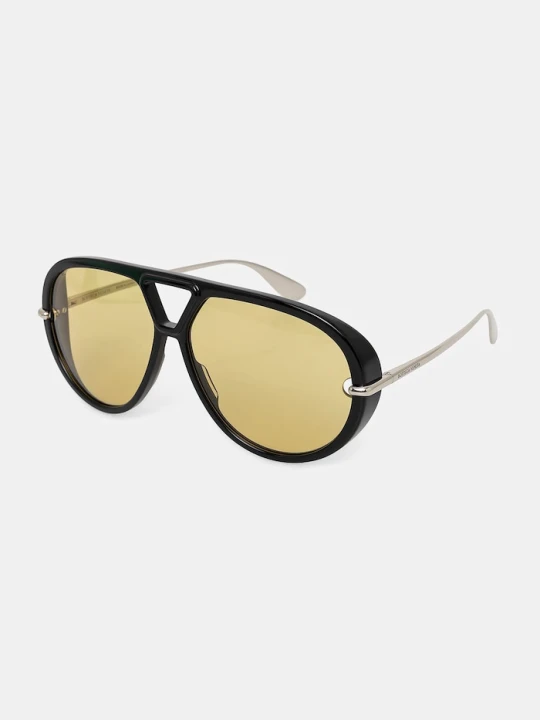 Zdjęcie produktu Bottega Veneta okulary przeciwsłoneczne pilotki czarny