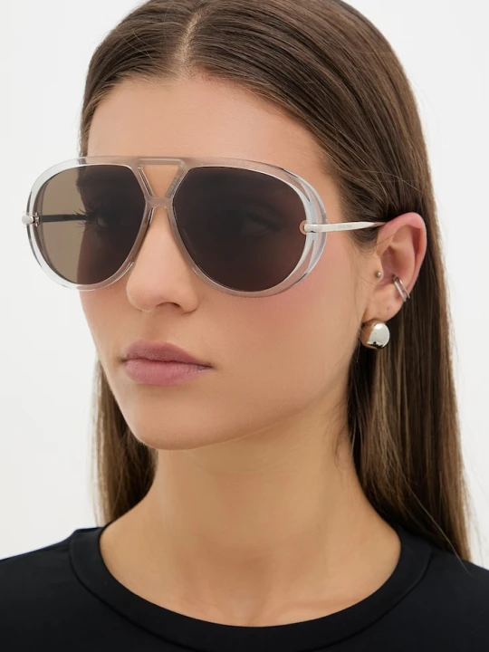 Zdjęcie produktu Bottega Veneta okulary przeciwsłoneczne pilotki damskie