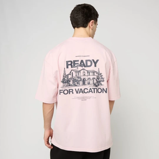 Zdjęcie produktu Bovec Oversized Tee Pegador różowy