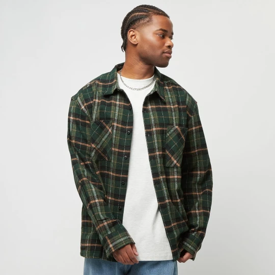 Zdjęcie produktu Boxy Fane Check Shirt Urban Classics zielony