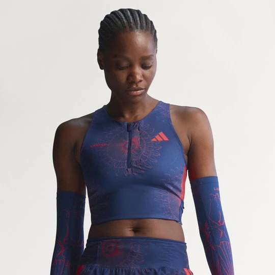 Zdjęcie produktu Braletka Adizero Labrum Adidas niebieski