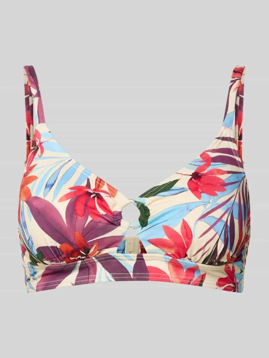 Zdjęcie produktu Braletkowy bikini top z profilowanymi miseczkami model 'Imani' Lascana Złamany biały