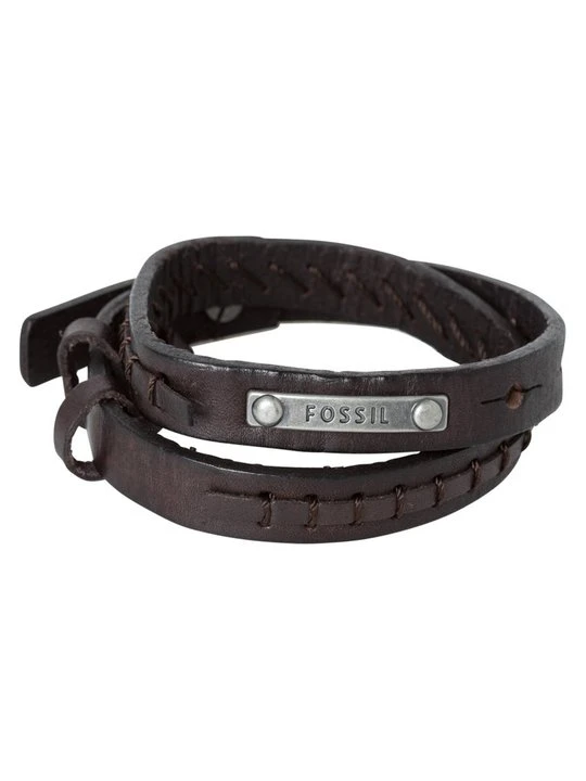Zdjęcie produktu Bransoletka Fossil ciemnobrązowy