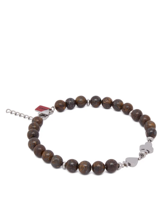 Zdjęcie produktu Bransoletka HUGO 50566275 Brązowy ciemny