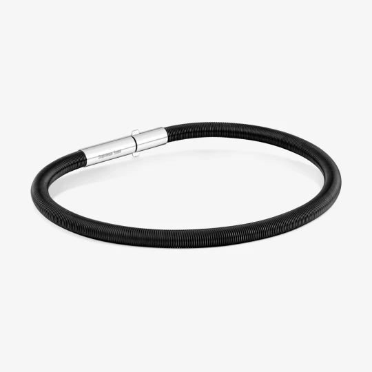 Zdjęcie produktu Bransoletka Mesh Tube 19 Cm Z Czarnej Stali Ip - Tous
