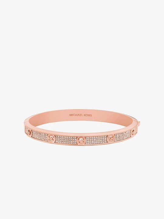 Zdjęcie produktu Bransoletka z logo z kryształkami pavé Michael Kors ROSE GOLD (Różowozłoty)
