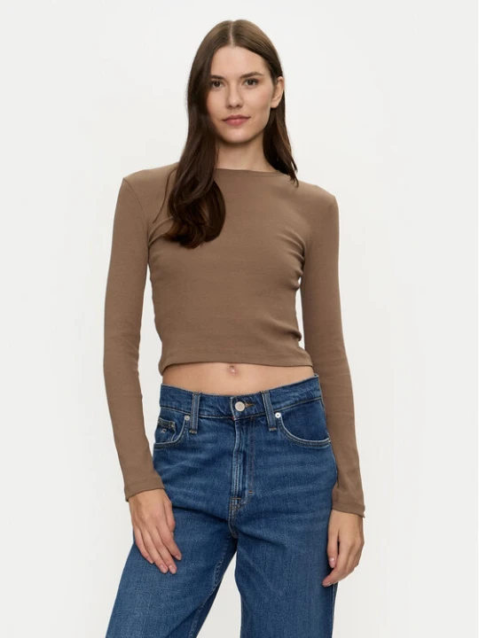Zdjęcie produktu Brave Soul Bluzka LLT-624LILETH2 Brązowy Regular Fit
