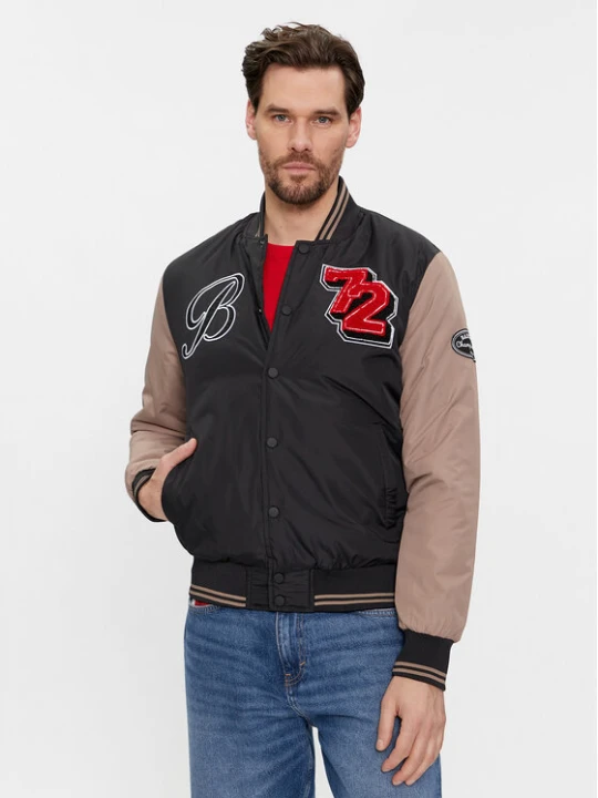 Zdjęcie produktu Brave Soul Kurtka bomber MJK-BRODY Czarny Regular Fit