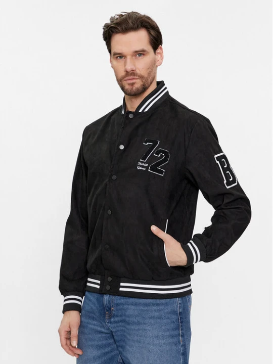 Zdjęcie produktu Brave Soul Kurtka bomber MJK-BROXTON Czarny Regular Fit