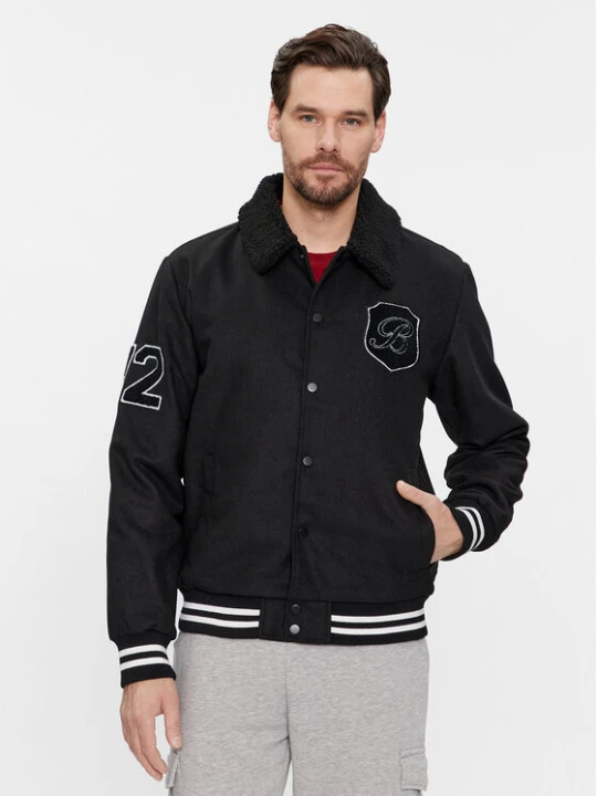 Zdjęcie produktu Brave Soul Kurtka bomber MJK-DURDEN Czarny Regular Fit