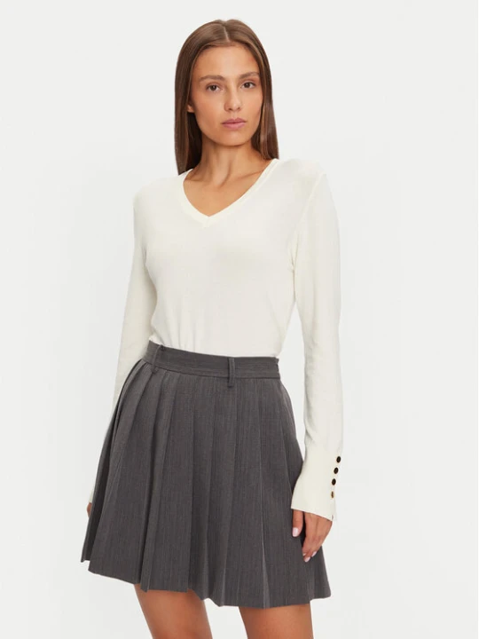 Zdjęcie produktu Brave Soul Sweter LK-248IVYA Écru Regular Fit Kremowy