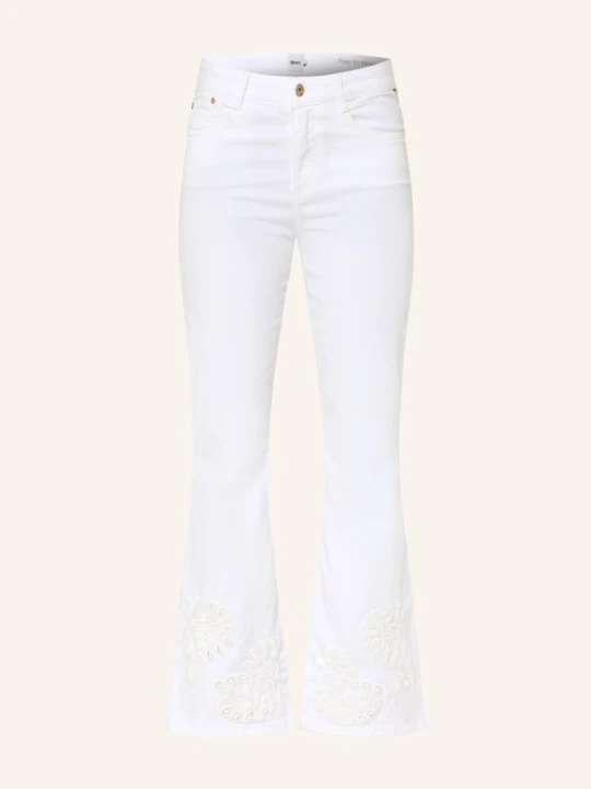 Zdjęcie produktu Brax Dżinsy Typu Bootcut Shakira S Z Ażurową Koronką weiss 99 WHITE