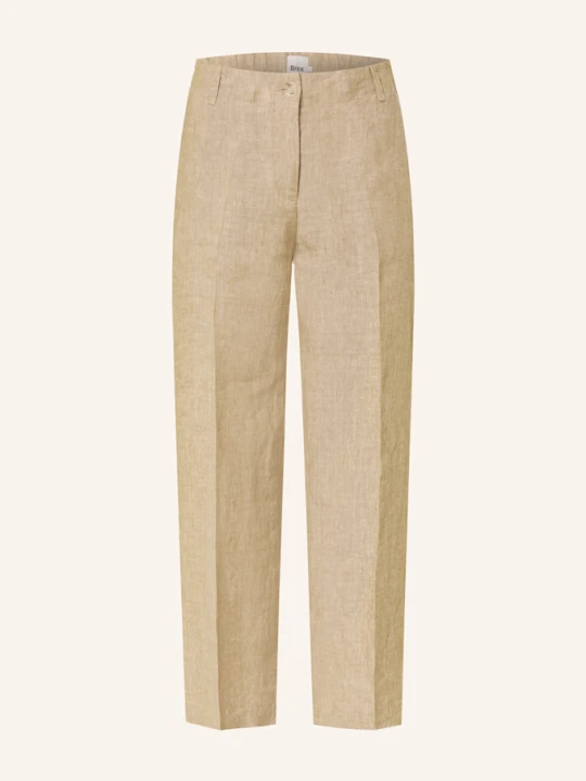 Zdjęcie produktu Brax Spodnie 7 / 8 Z Lnu Maine beige JASNOBRĄZOWY