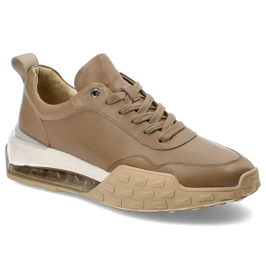 Zdjęcie produktu Brązowe Sneakersy John Doubare Stylowe Obuwie Męskie