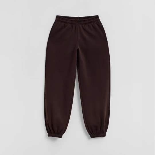 Zdjęcie produktu Brązowe spodnie dresowe basic o kroju jogger House