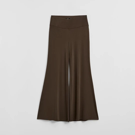 Zdjęcie produktu Brązowe spodnie wide leg House