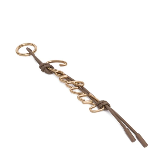 Zdjęcie produktu Brelok Calvin Klein Knotted Script Hw Bag Charm LV04F1193G Beżowy