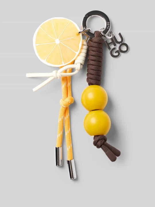 Zdjęcie produktu brelok do kluczy z aplikacją cytryny model 'BECKY_CHARM' Hugo Żółty