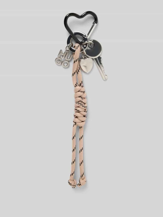 Zdjęcie produktu Brelok do kluczy w kopertowy styl Kurdel Model 'NEEKO_CHARM' Hugo Beżowy
