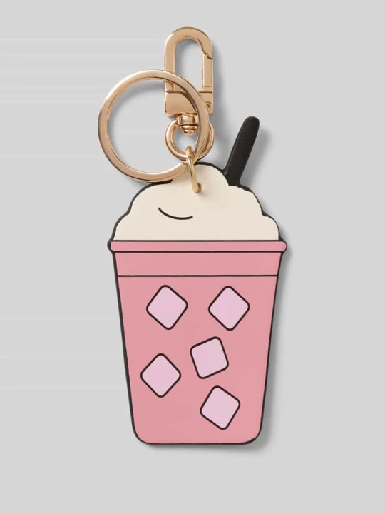 Zdjęcie produktu Brelok do kluczy z karabińczykiem model 'MY PINK LATTE' Seidenfelt