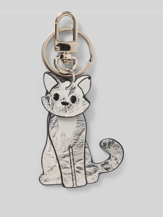 Zdjęcie produktu Brelok do kluczy ze zwierzęcym wzorem model ‘My Cat’ Seidenfelt Srebrny