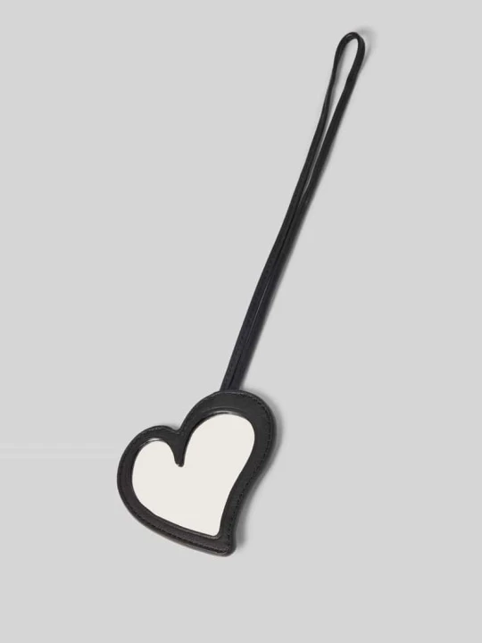 Zdjęcie produktu Brelok do torebki z lusterkiem model 'HEART MIRROR PENDANT' Liebeskind Czarny
