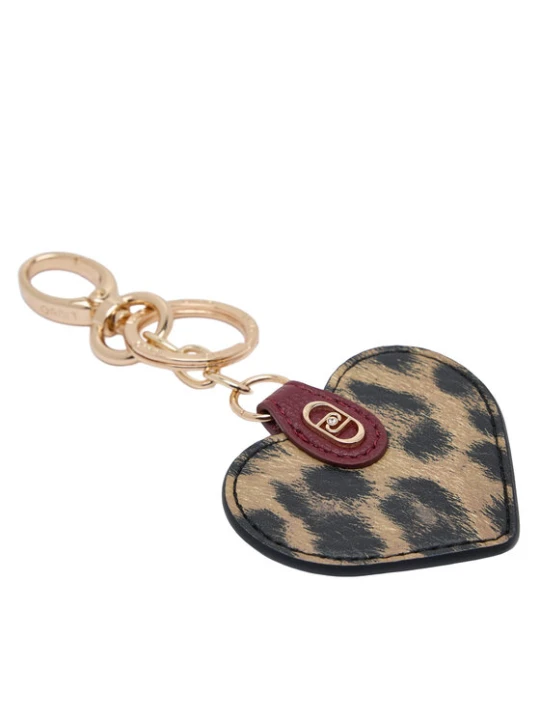 Zdjęcie produktu Brelok Liu Jo Heart Key Ring AF5207 E0419 09155 Brązowy