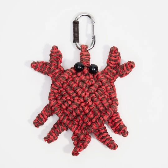 Zdjęcie produktu Brelok pleciony krab BIMBA Y LOLA czerwony