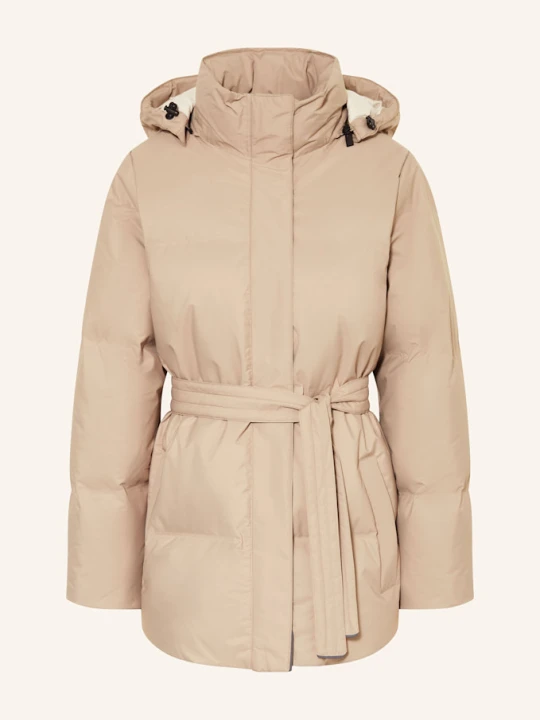 Zdjęcie produktu Brgn Płaszcz Puchowy Nysne Z Odpinanym Kapturem beige