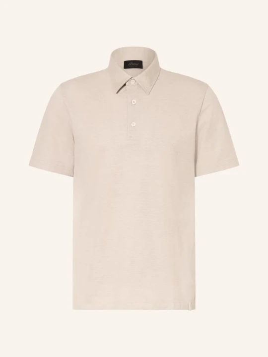 Zdjęcie produktu Brioni Koszulka Polo Z Pikowanym Wzorem beige