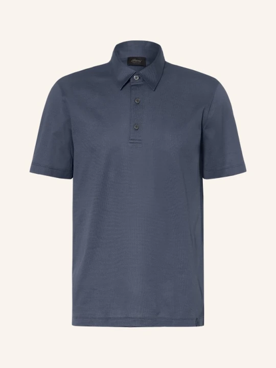 Zdjęcie produktu Brioni Koszulka Polo Z Pikowanym Wzorem blau GRANATOWY