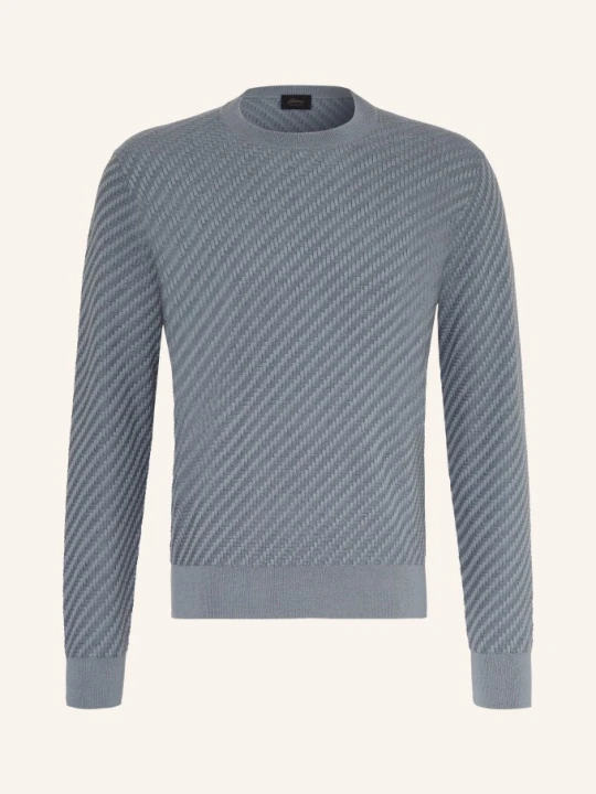 Zdjęcie produktu Brioni Sweter Z Jedwabiem blau NIEBIESKI