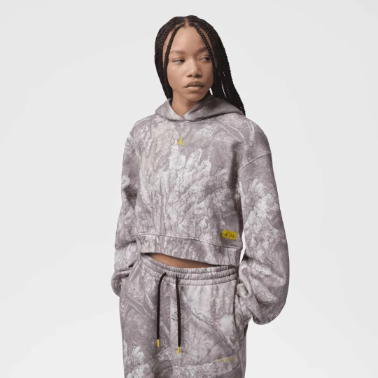 Zdjęcie produktu Brooklyn Fleece Crop Realtree Pullover Jordan szary