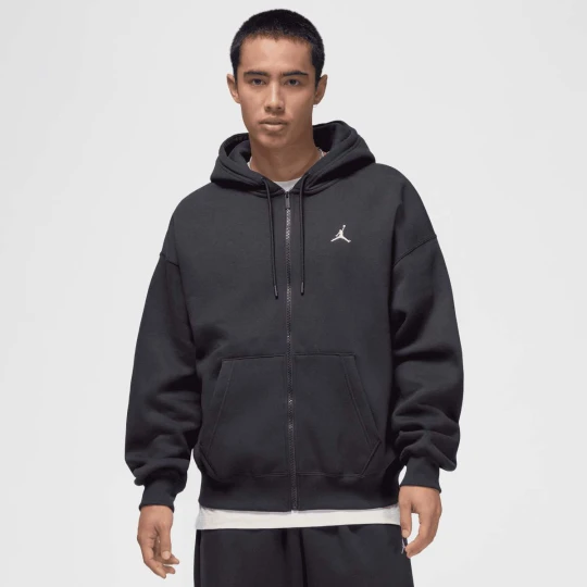 Zdjęcie produktu Brooklyn Fleece Oversized Full-Zip Hoodie Jordan czarny