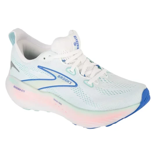 Zdjęcie produktu Brooks Glycerin GTS 22 1204351B110, Damskie, Białe, buty do biegania, tkanina, rozmiar: 38