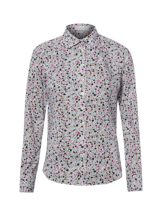 Zdjęcie produktu brookshire Bluzka Kobiety Bawełna (100%) biały | lila