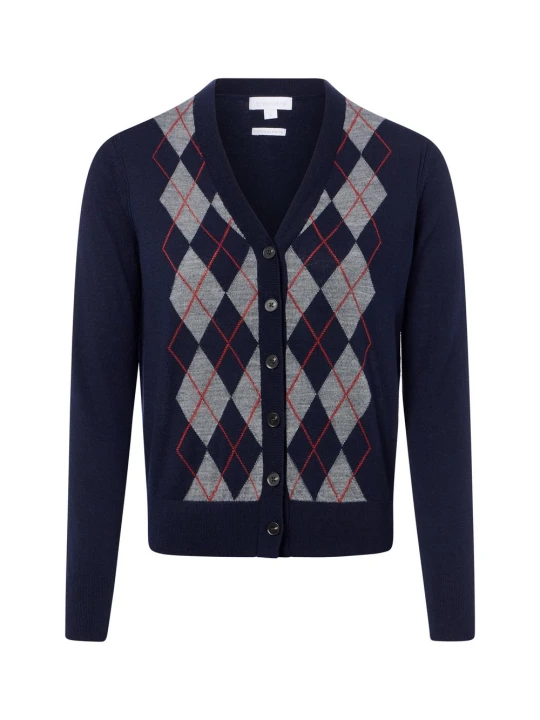 Zdjęcie produktu brookshire sweter z wełny merynosowej Kobiety Wełna merino niebieski