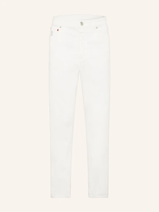 Zdjęcie produktu Brunello Cucinelli Jeansy Slim Fit weiss BIAŁY