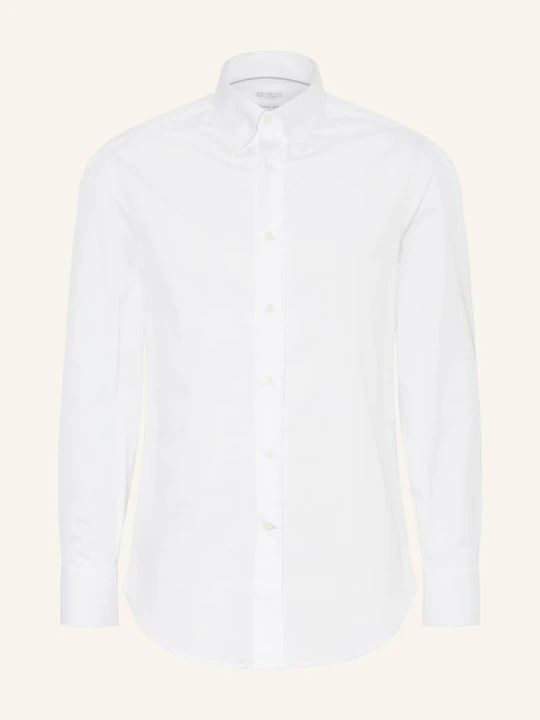 Zdjęcie produktu Brunello Cucinelli Koszula Basic Fit weiss BIAŁY