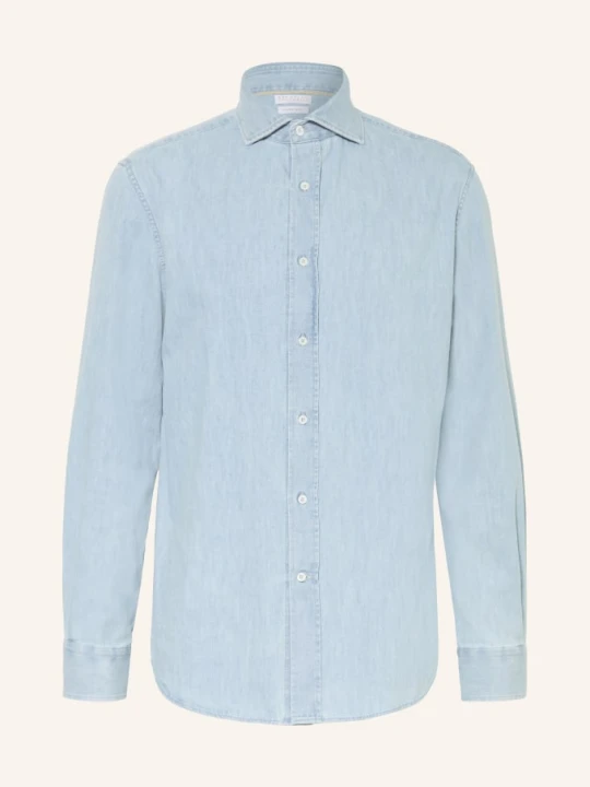 Zdjęcie produktu Brunello Cucinelli Koszula Jeansowa Comfort Fit blau JASNONIEBIESKI