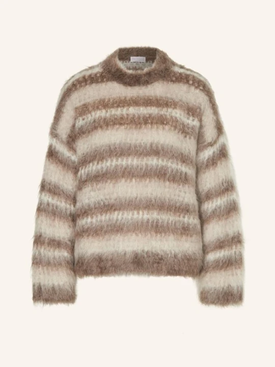 Zdjęcie produktu Brunello Cucinelli Moherowy Sweter braun